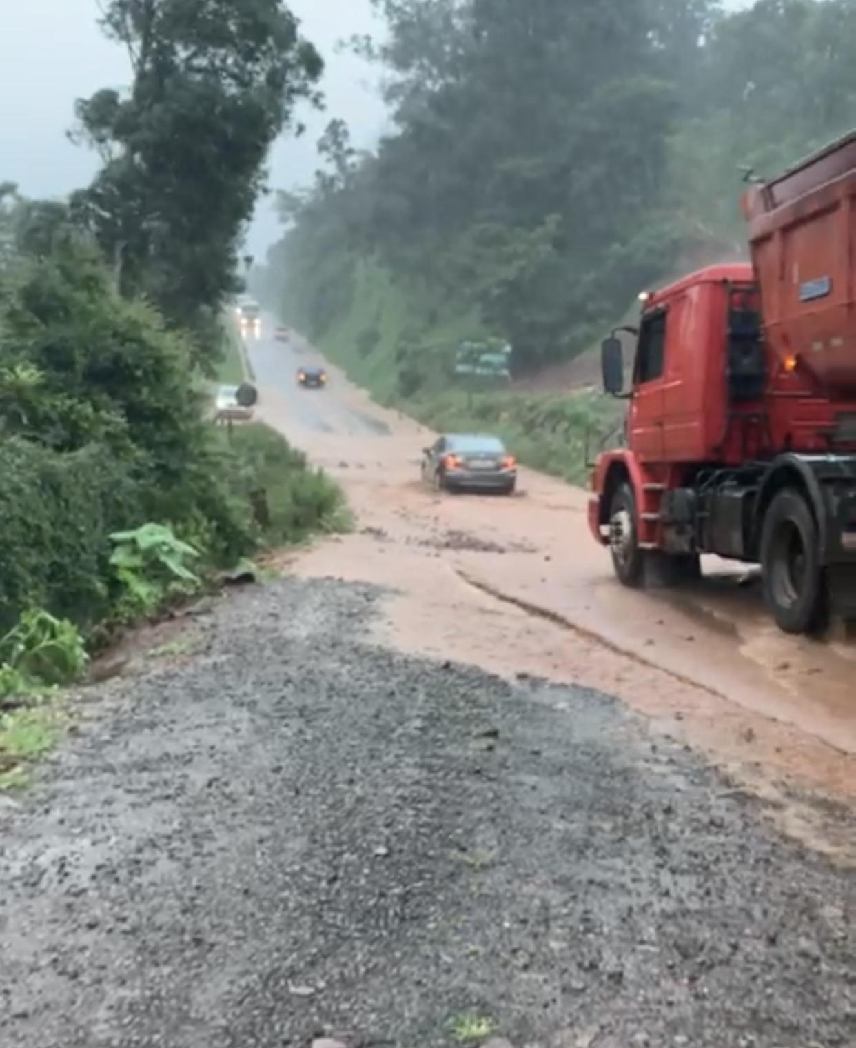 Alto volume de chuva em Linha das Palmeiras