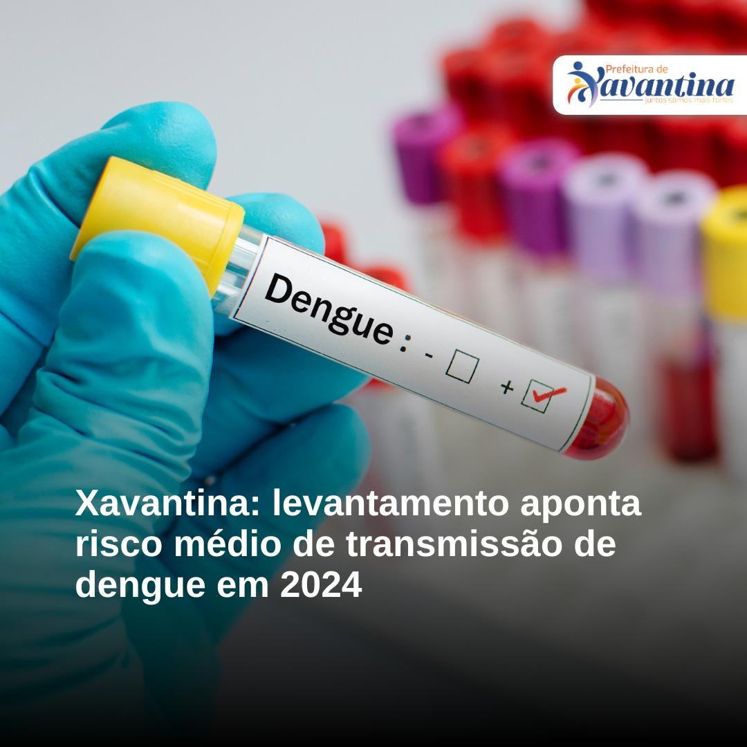Xavantina,levantamento aponta risco médio de transmissão de dengue