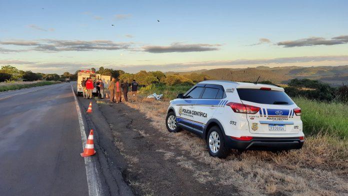 Motorista preso por atropelar e matar caminhoneiro na BR-153 continua no Presídio de Concórdia