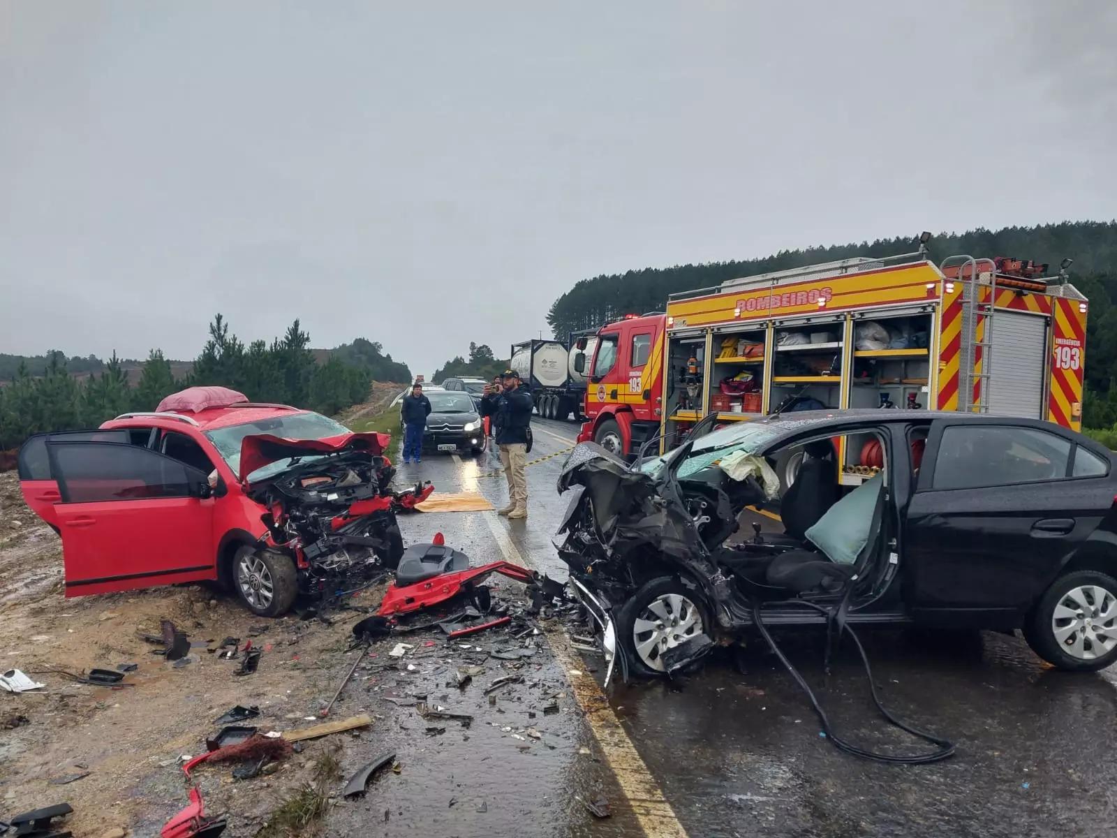 Morre terceira vítima do grave acidente na BR-282; Mulher era mãe de PM que segue internado