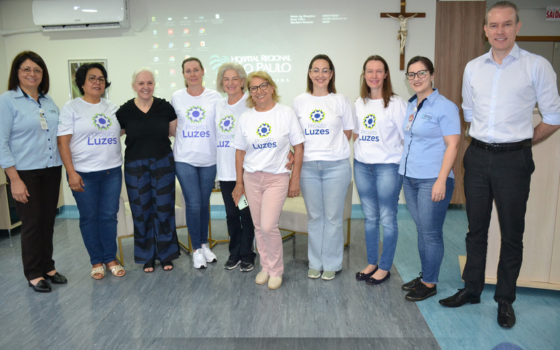 HRSP lança ação de reiki com apoio do Projeto Luzes