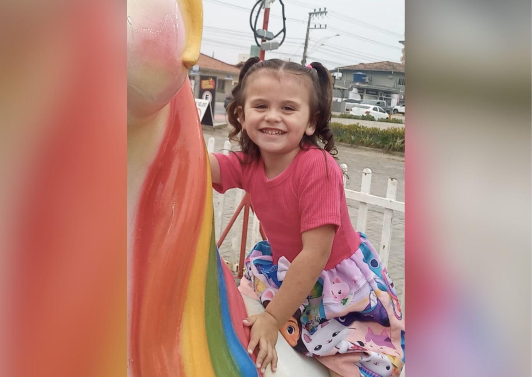 Menina de 4 anos morre após se engasgar com bala no Litoral catarinense
