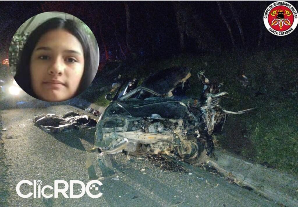 TRAGÉDIA: Pai e filha morrem em grave acidente de trânsito em Santa Catarina