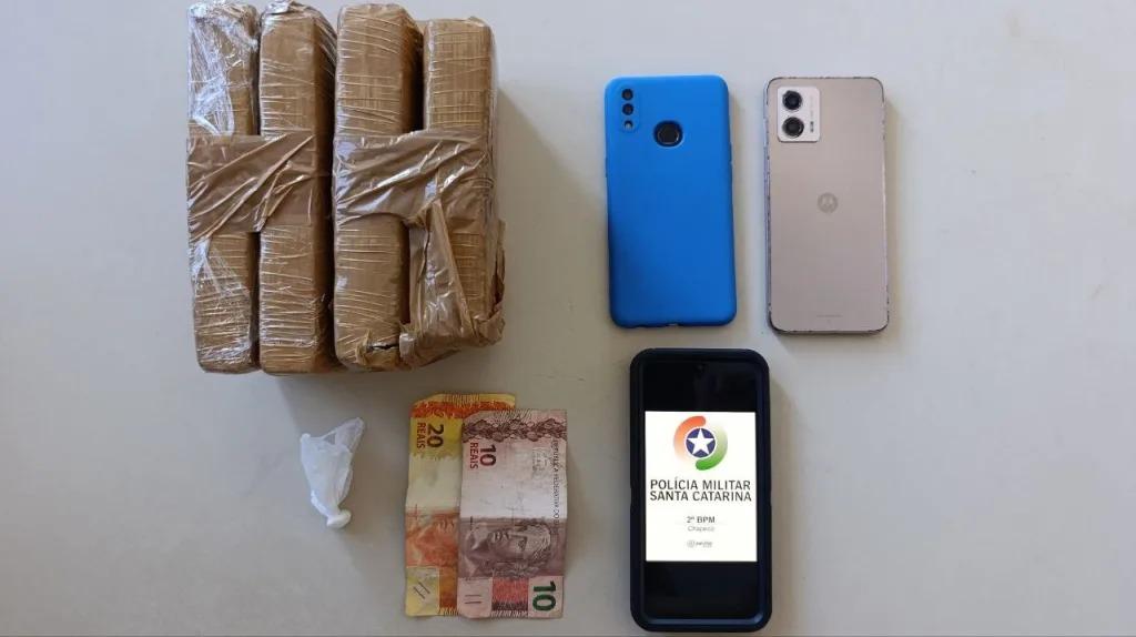 Dois homens são presos por tráfico de drogas em Chapecó