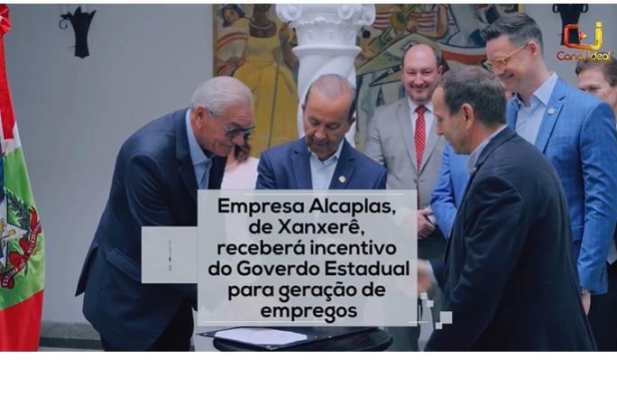 Empresário xanxerense assina convênio com o Governo de SC e anuncia investimento milionário