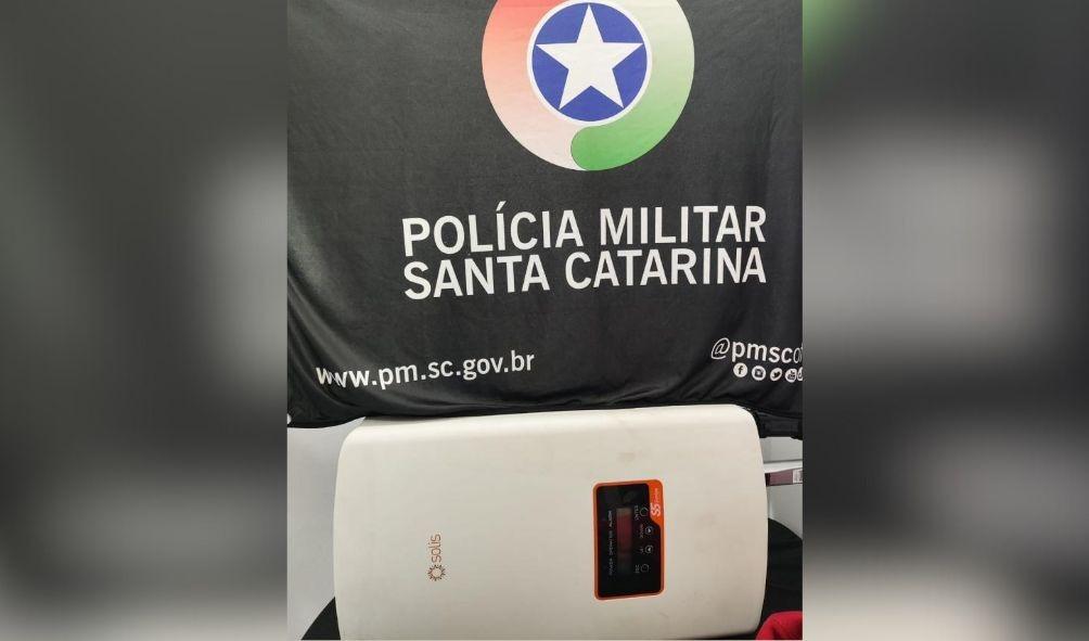 Homens são presos por furto de inversor de energia solar e fios em São Miguel do Oeste