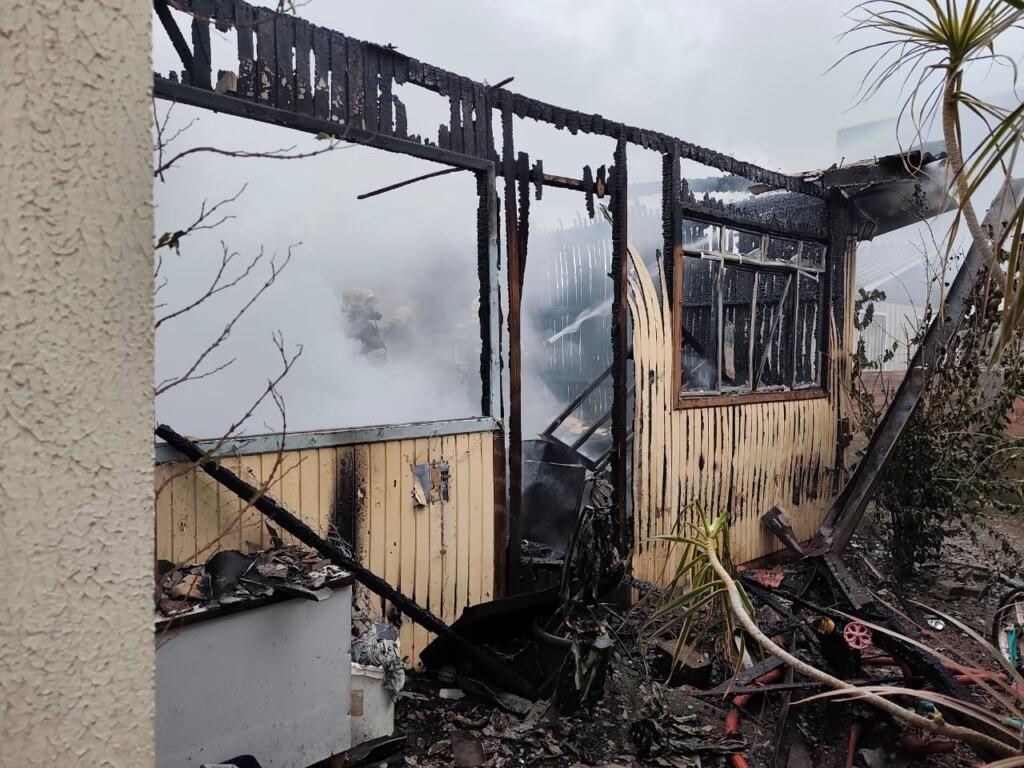 Incêndio destrói casa em Chapecó