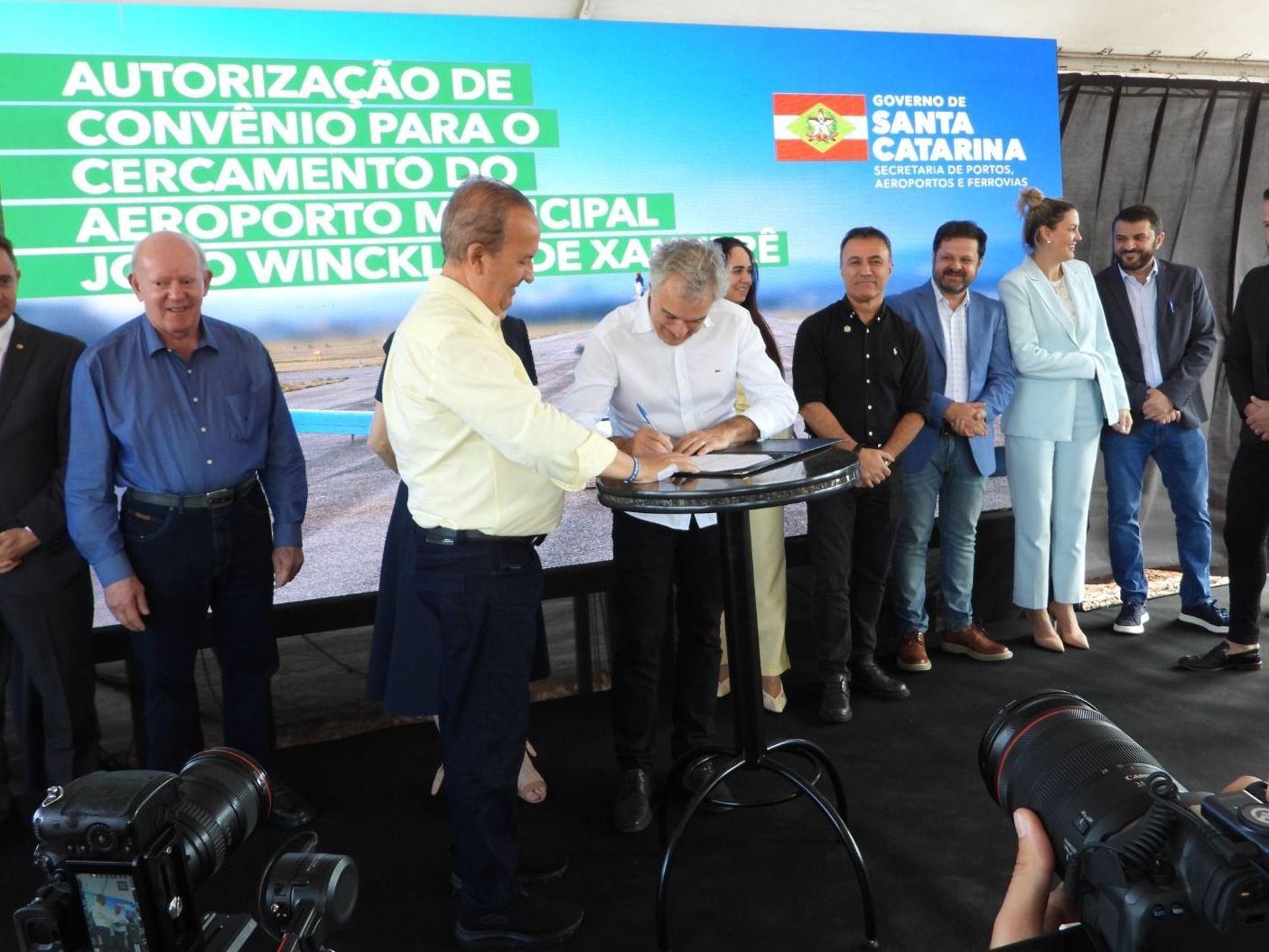 Assinada ordem de serviço para obra milionária que pretende combater enchentes em Xanxerê