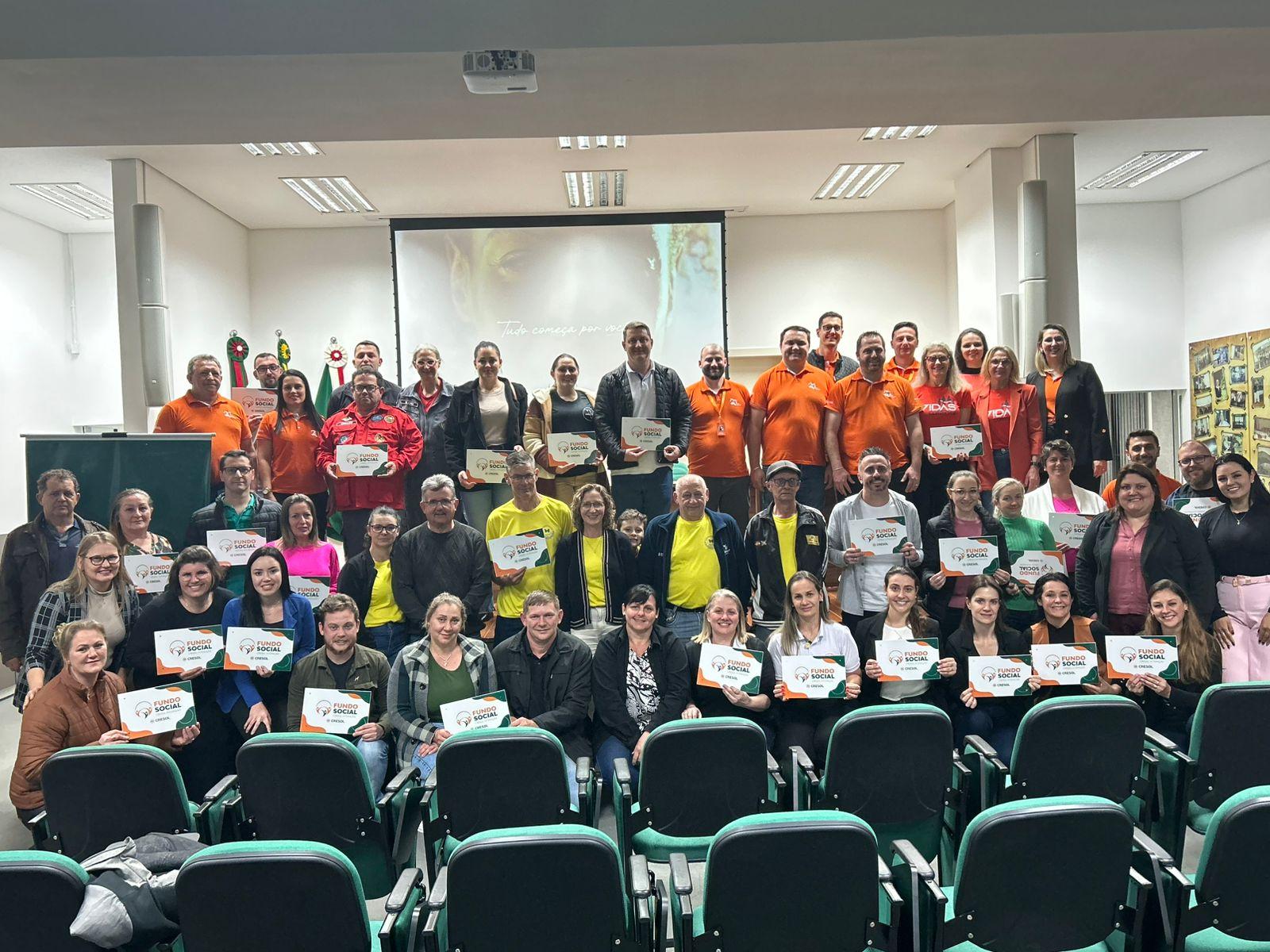 Cresol Interação apoia 27 projetos com o Fundo Social em 2025