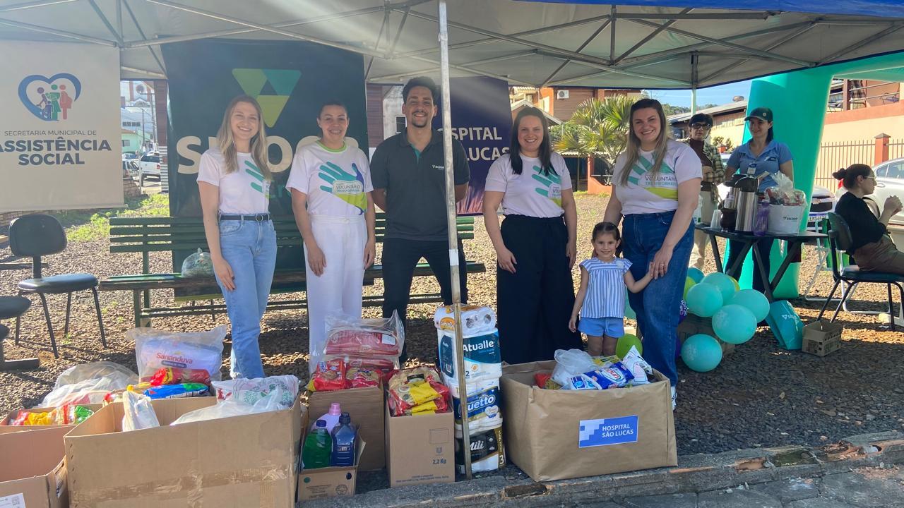 Dia C do Cooperativismo mobiliza comunidade em Xavantina em prol do Hospital São Lucas