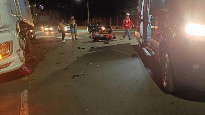 Homem tem parte de perna amputada em acidente em Concórdia