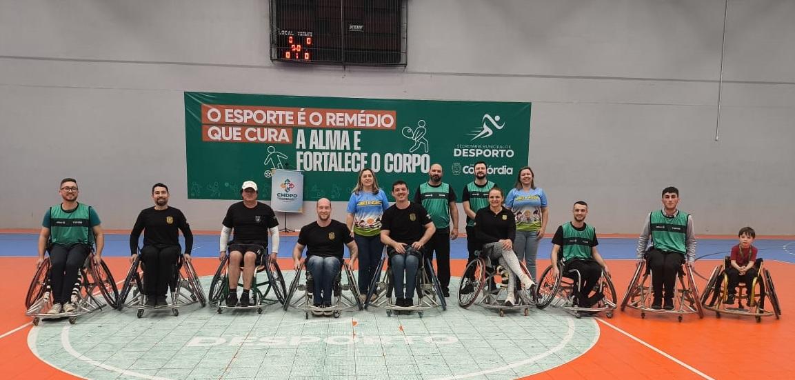 Sicoob Crediauc fortalece inclusão ao apoiar Jogo de Basquete sobre Rodas em Concórdia