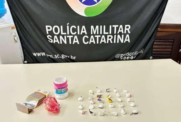 Adolescente é apreendido por tráfico de drogas em Concórdia