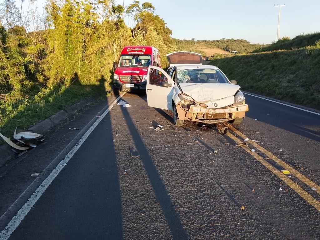 Motociclista fica gravemente ferido em colisão na SC-473, em Irani