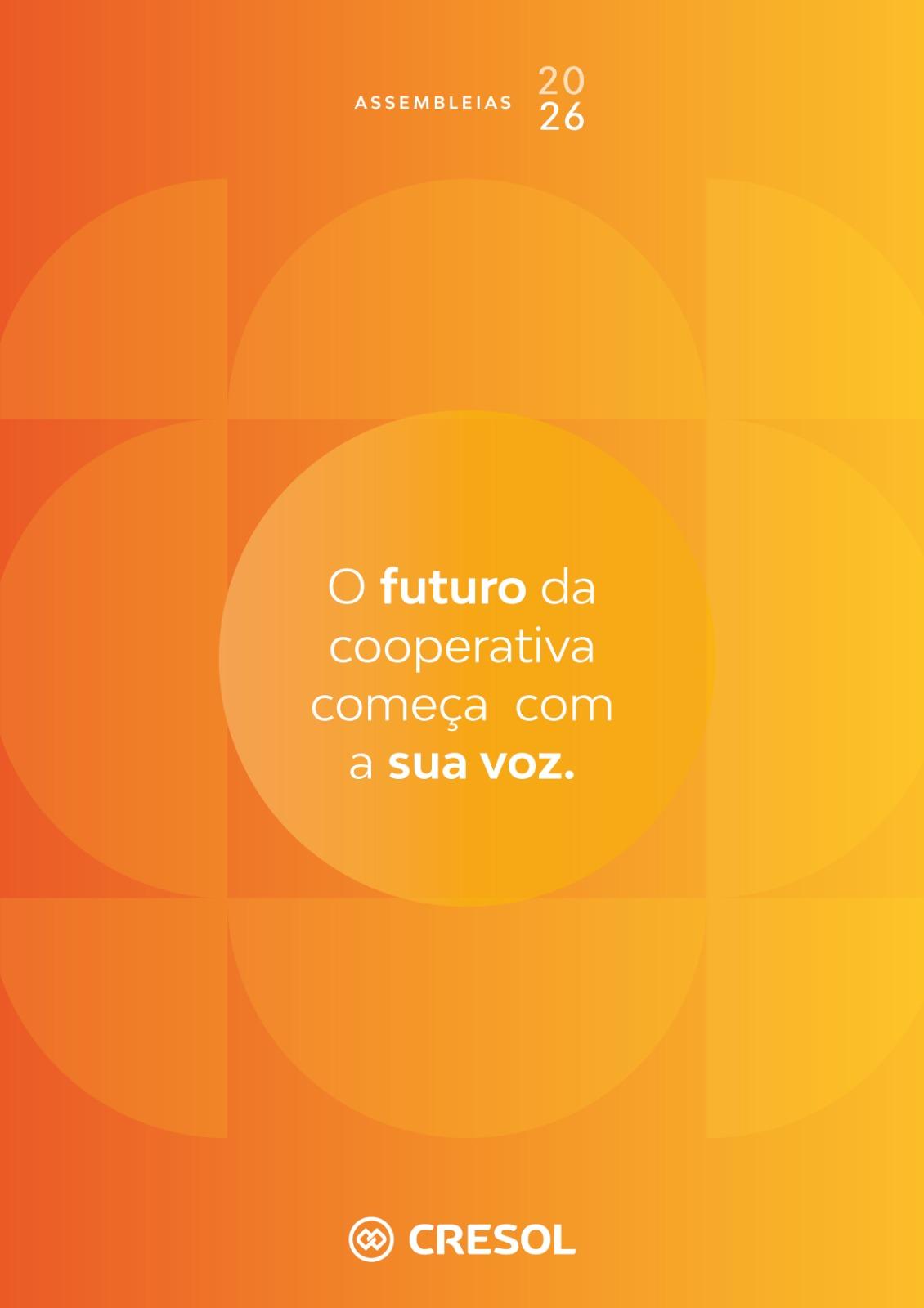 Cooperar para decidir: Cresol Interação convida associados para as Pré- Assembleias 2026