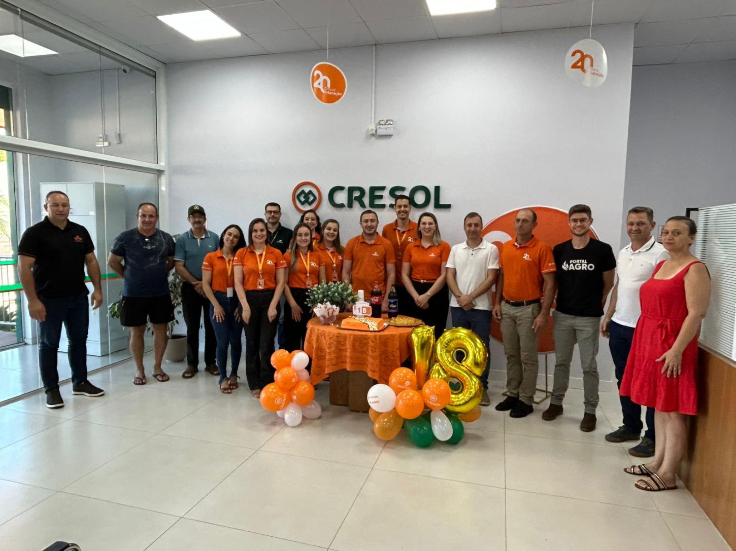 Agência da Cresol Interação de Lindóia do Sul celebra 18 anos de história e cooperação