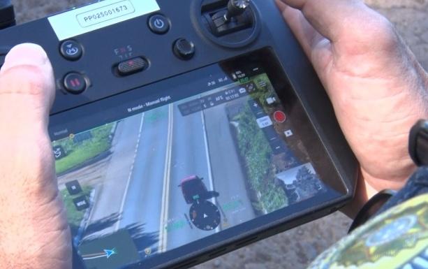 PRF começa a usar drones no Oeste de SC para fiscalizar trânsito e combater crimes
