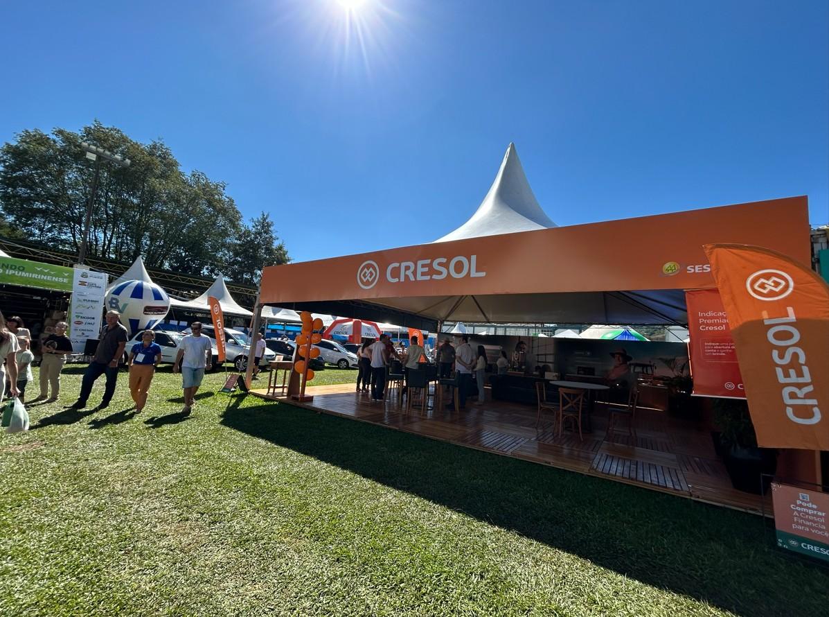 Cresol leva experiência e oportunidades à Expo Lindóia 2026