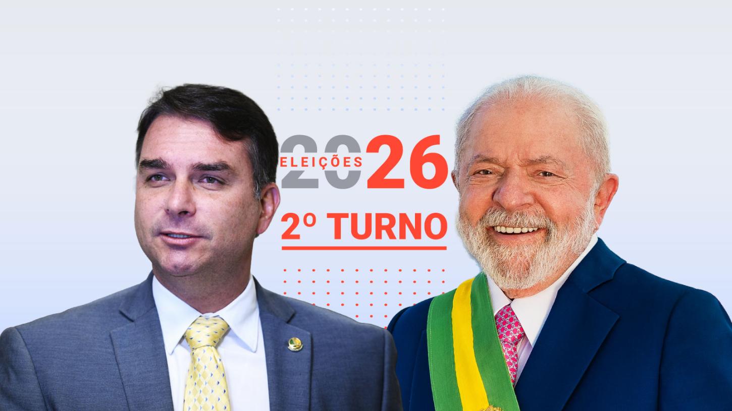 Flávio Bolsonaro e Lula disputam o segundo turno das eleições para presidente