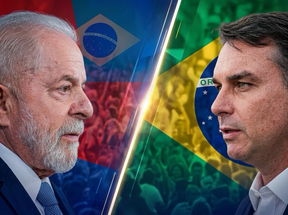 Pesquisa Quaest aponta empate técnico entre Flávio Bolsonaro e Lula no 2º turno